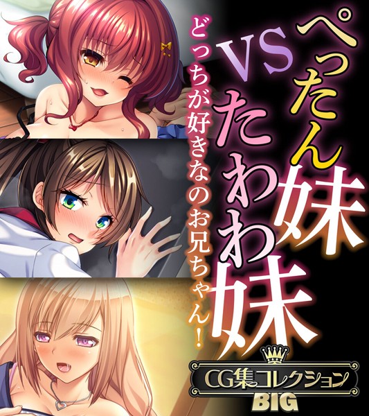 ぺったん妹VSたわわ妹〜どっちが好きなのお兄ちゃん！〜【CG集コレクションBIG】【単行本×大人のSEXY絵本】評価
